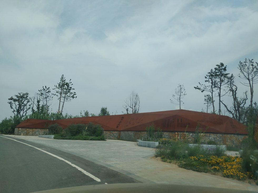 韩城沿黄公路景观小品实拍