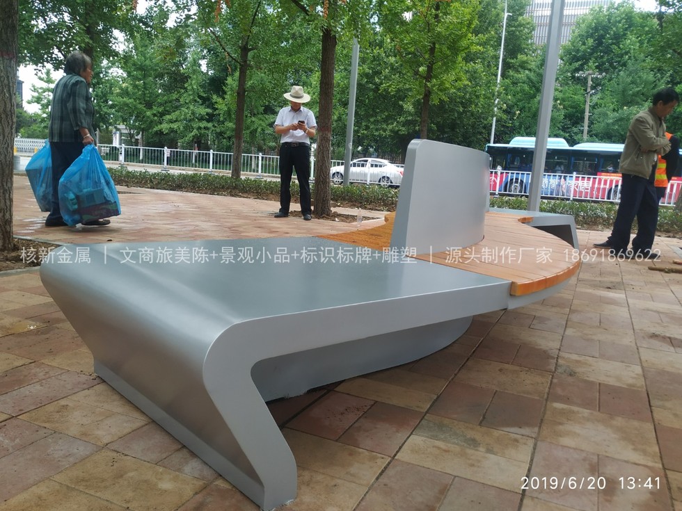景观廊架整体安装完成效果