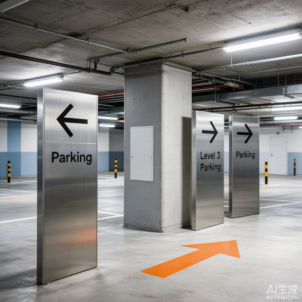 地下车库金属标识