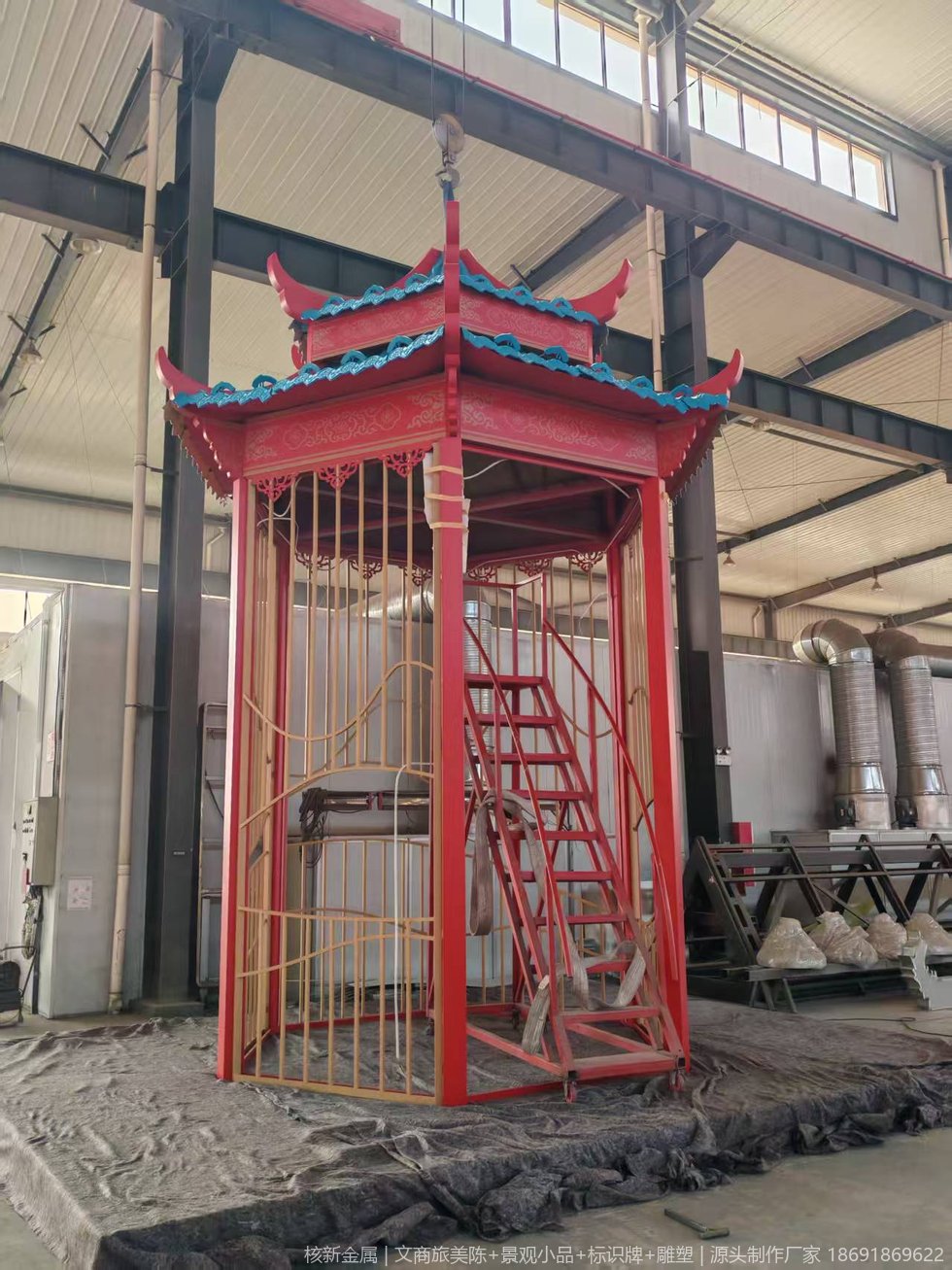 辽宁5A景区仿古演绎舞台美陈 实景图（13）