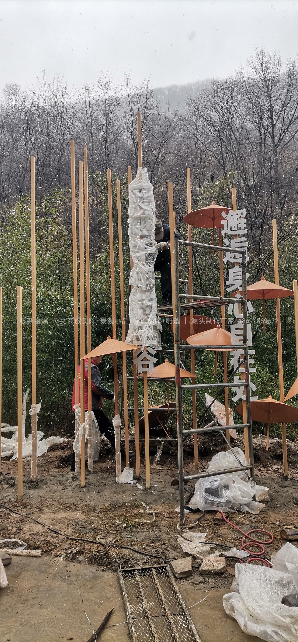 太白山药王谷景区景观小品 实景图（5）