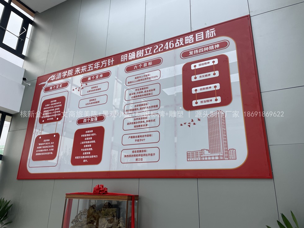 周至华清学院校园文化景观小品 实景图（6）