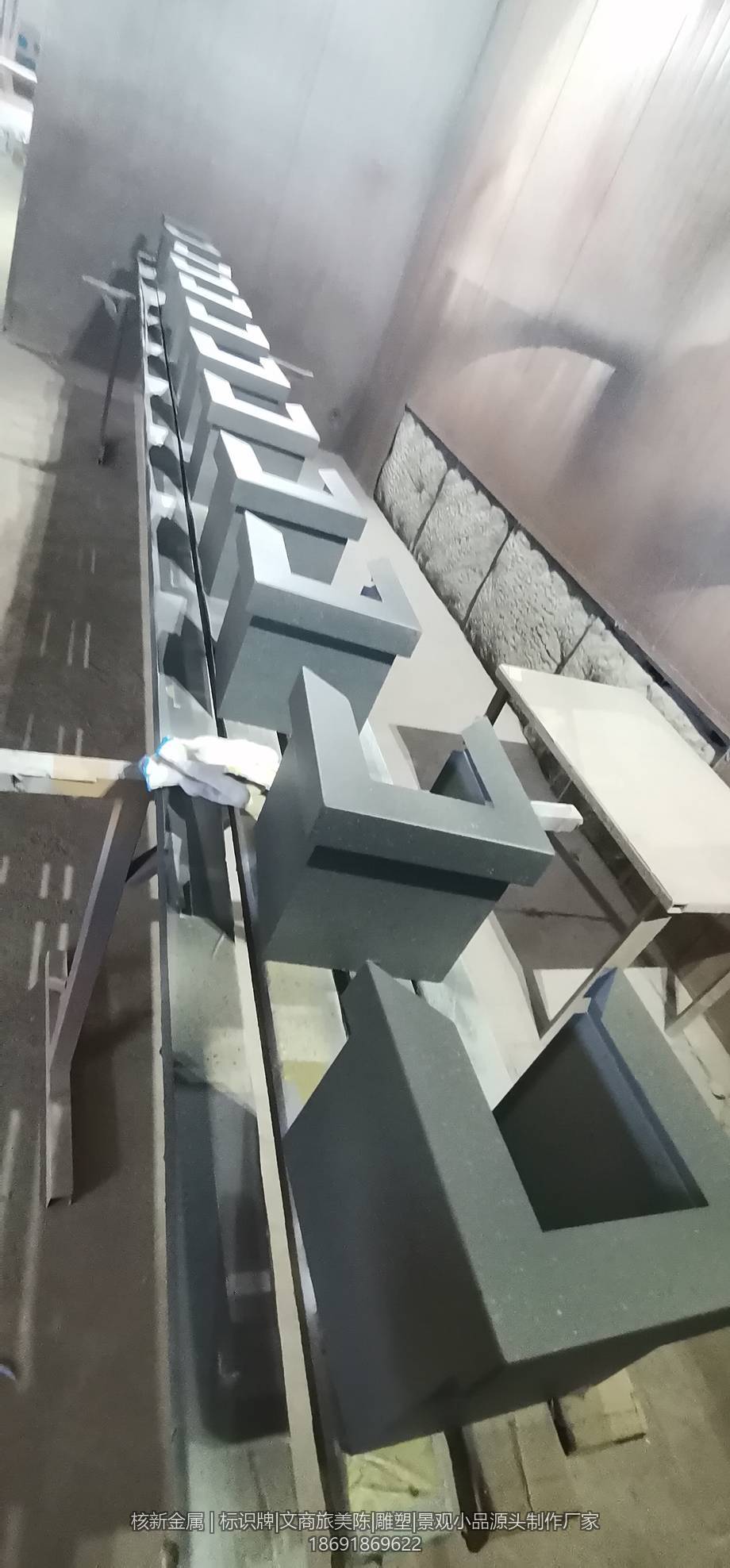 眉县乡村建设景观廊架金属制作安装实景