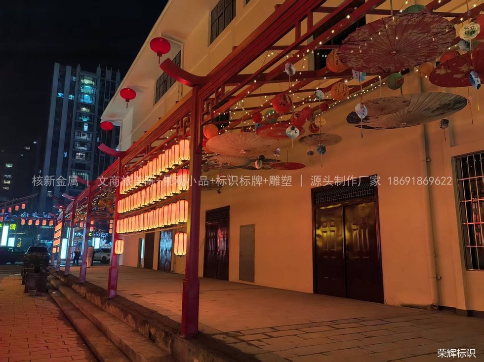 均州老街檐口构件安装实景